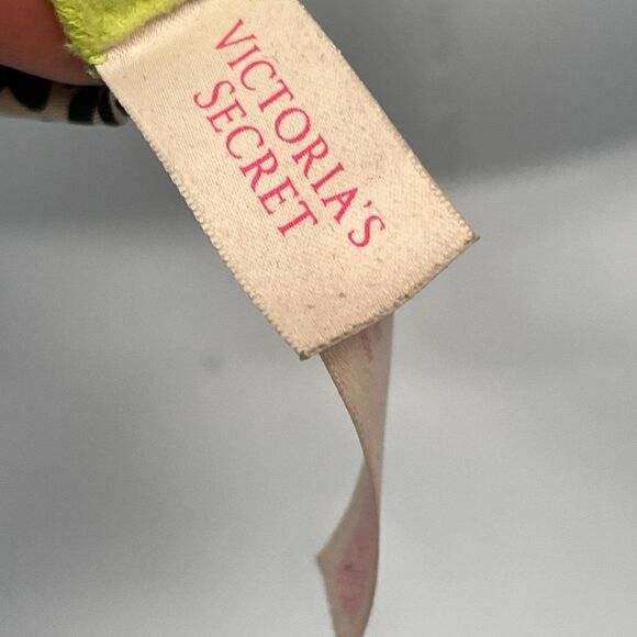 Victoria's Secret Leopard Neon Print Strappy Back Push Up Back - Picture 6 of 8